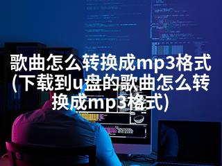 歌曲怎么转换成mp3格式(下载到u盘的歌曲怎么转换成mp3格式)-2345资源网 - 精品建站资源与技术分享平台