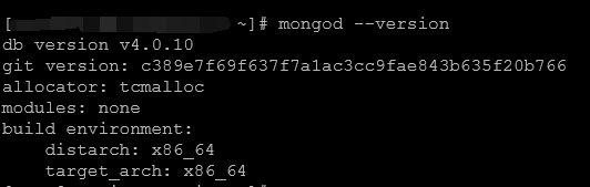 宝塔面板软件商店显示的MongoDB版本与实际安装的版本不一致