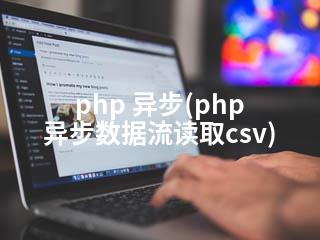 php 异步(php 异步数据流读取csv)-2345资源网 - 精品建站资源与技术分享平台