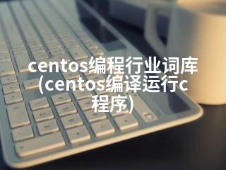 centos编程行业词库(centos编译运行c程序)-2345资源网 - 精品建站资源与技术分享平台
