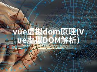 vue虚拟dom原理(Vue虚拟DOM解析)-2345资源网 - 精品建站资源与技术分享平台