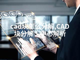 cad块怎么分解,CAD块分解：中心解析-2345资源网 - 精品建站资源与技术分享平台