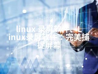 linux 录屏软件、Linux录屏软件：完美捕捉屏幕-2345资源网 - 精品建站资源与技术分享平台