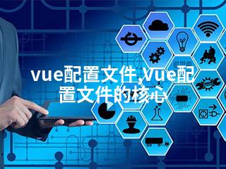 vue配置文件,Vue配置文件的核心-2345资源网 - 精品建站资源与技术分享平台