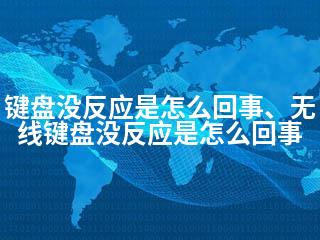键盘没反应是怎么回事、无线键盘没反应是怎么回事-2345资源网 - 精品建站资源与技术分享平台