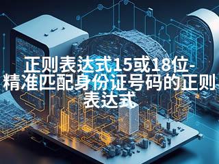 正则表达式15或18位-精准匹配身份证号码的正则表达式-2345资源网 - 精品建站资源与技术分享平台