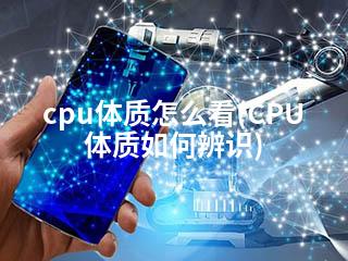 cpu体质怎么看(CPU体质如何辨识)-2345资源网 - 精品建站资源与技术分享平台