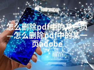 怎么删除pdf中的某一页—怎么删除pdf中的某一页adobe-2345资源网 - 精品建站资源与技术分享平台