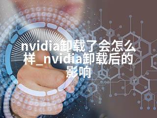 nvidia卸载了会怎么样_nvidia卸载后的影响-2345资源网 - 精品建站资源与技术分享平台