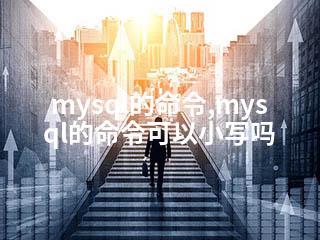 mysql的命令,mysql的命令可以小写吗-2345资源网 - 精品建站资源与技术分享平台