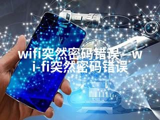 wifi突然密码错误—wi-fi突然密码错误-2345资源网 - 精品建站资源与技术分享平台
