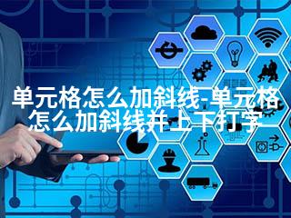 单元格怎么加斜线-单元格怎么加斜线并上下打字-2345资源网 - 精品建站资源与技术分享平台