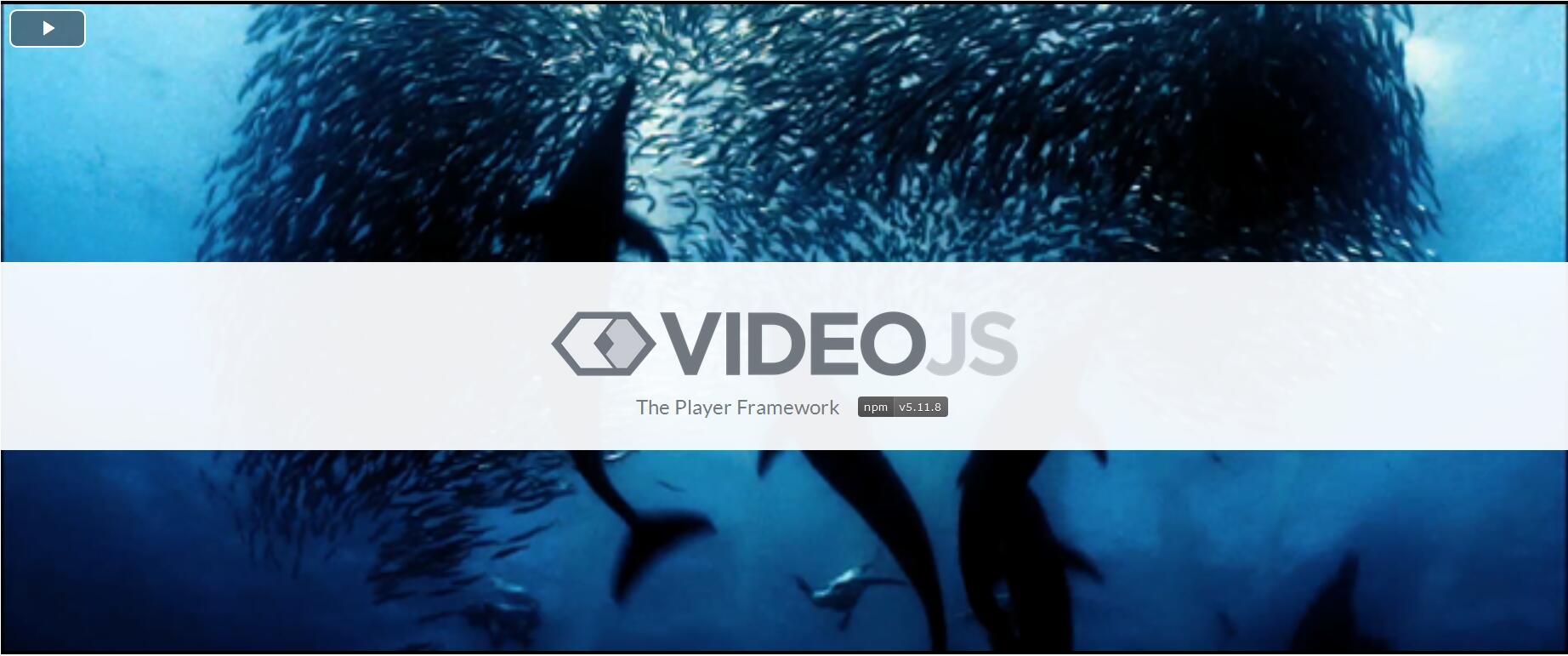 分享一个免费的跨浏览器视频播放器插件—video.js